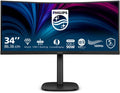 Philips 3000 series 34B2U3600C - Ultrawide USB-C Dock Monitor - 90w - RJ45 - Smart KVM - HDR400 - 34 inch