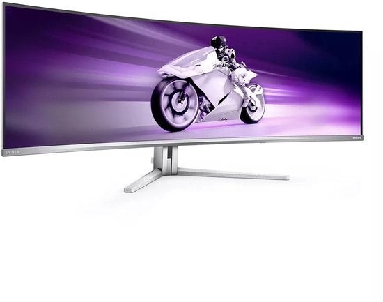 Philips Evnia 49M2C8900L - Ultrawide QD-OLED Curved Gaming Monitor - Ambiglow - KVM - USB-C 90w - 144hz - 49 inch