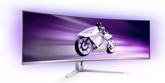 Philips Evnia 49M2C8900L - Ultrawide QD-OLED Curved Gaming Monitor - Ambiglow - KVM - USB-C 90w - 144hz - 49 inch