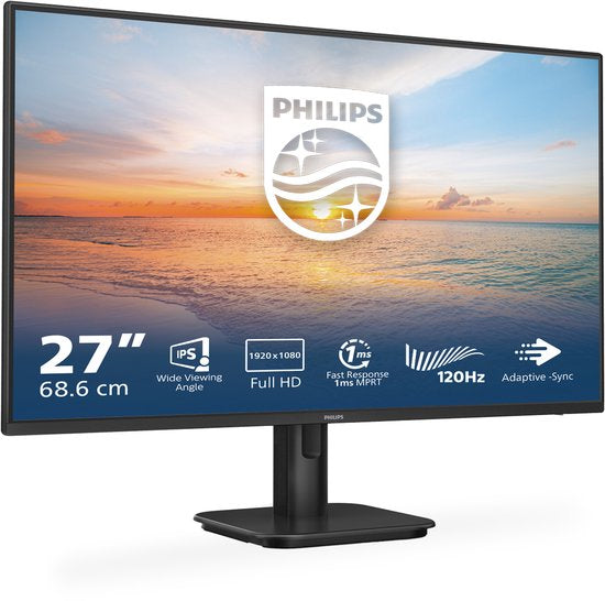 Philips 27E1N1100A - Full HD IPS Monitor - 120hz - 1ms - LowBlue-modus - Speakers - 27 inch