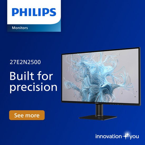 Philips 27E2N2500 - QHD IPS Monitor - 120hz - Allround Monitor - EasyRead Modus - 1ms - 27 inch