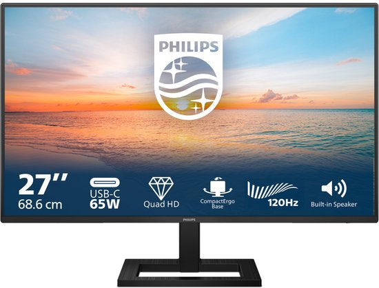 Philips 27E1N1600AE - QHD IPS Monitor - USB-C 65w - Speakers - 27 inch