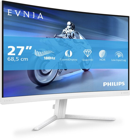 Philips Evnia 5000 27M2C5501 - Curved QHD Gaming Monitor - Ambiglow - 180hz - 27 inch