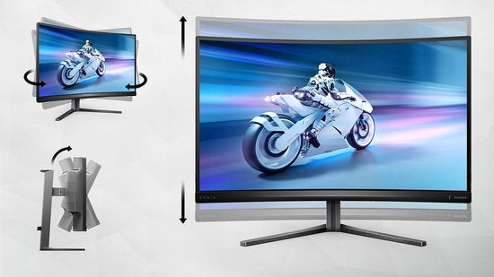 Philips Evnia 32M1C5200W - Curved Full HD Gaming Monitor - 32 inch - 240hz