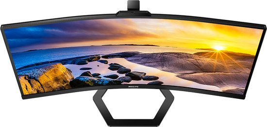 Philips 34E1C5600HE - QHD Curved Ultrawide Monitor - Webcam - Windows Hello - USB-C 65w - USB hub - 34 inch
