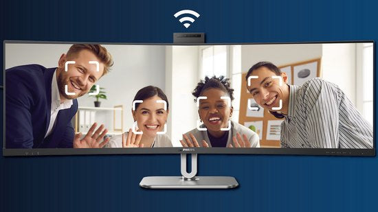 Philips 6000 series 34B2U6603CH - Curved Ultrawide Monitor - Webcam - Thunderbolt 4 - USB-C 100w - Smart KVM - 34 inch