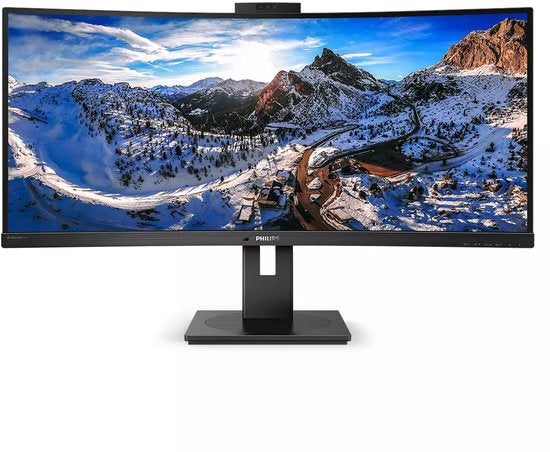 Philips 346P1CRH - QHD Ultrawide Webcam Monitor - USB-C 90w - KVM-Switch - 34 inch