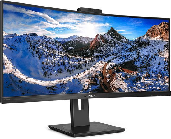 Philips 346P1CRH - QHD Ultrawide Webcam Monitor - USB-C 90w - KVM-Switch - 34 inch