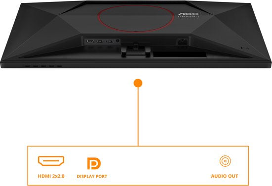 AOC G4 Q27G42XE - QHD IPS Gaming Monitor - Esports Base - 0.5ms - 180hz - Speakers - 27 inch
