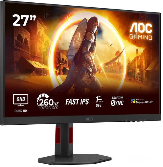 AOC G4 Q27G4ZR – 27 inch QHD Gaming Monitor (240 Hz / 260 Hz OC)