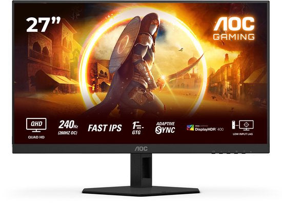 AOC G4 Q27G4ZR – 27 inch QHD Gaming Monitor (240 Hz / 260 Hz OC)