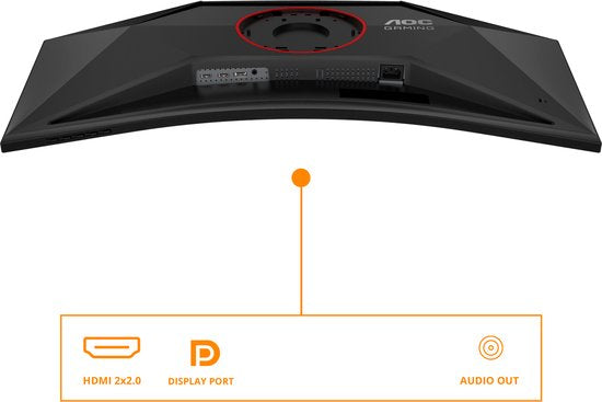 AOC G4 CU34G4 - WQHD Curved Ultrawide Gaming Monitor - 180hz - 34 inch