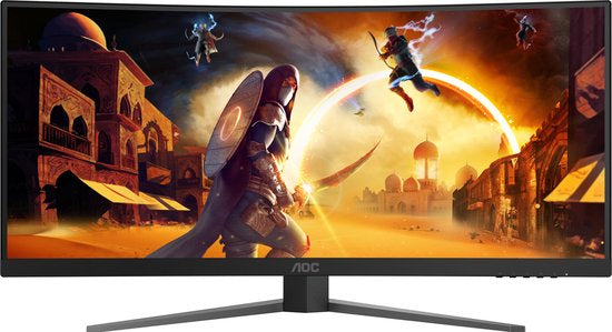AOC G4 CU34G4 - WQHD Curved Ultrawide Gaming Monitor - 180hz - 34 inch