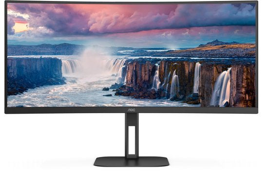 AOC V5 CU34V5C - QHD Curved Ultrawide Monitor - USB-C - 65w - 100hz - 34 inch