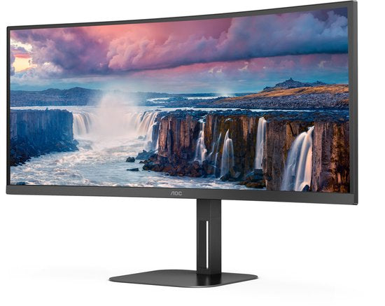 AOC V5 CU34V5C - QHD Curved Ultrawide Monitor - USB-C - 65w - 100hz - 34 inch