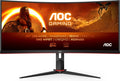 AOC CU34G2XP - Curved Ultrawide Gaming Monitor - HDR400 - USB-hub - 180hz - 34 inch