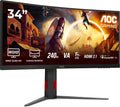 AOC G4 CU34G4Z - Ultrawide QHD Gaming Monitor - 34 inch - 240hz