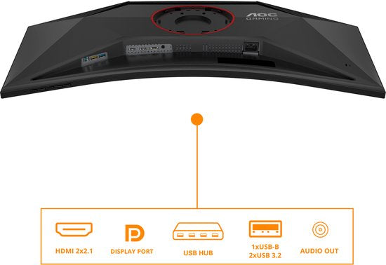 AOC G4 CU34G4Z - Ultrawide QHD Gaming Monitor - 34 inch - 240hz