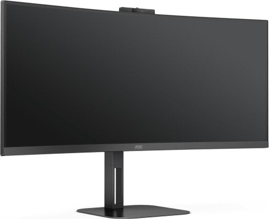 AOC V5 CU34V5CW - QHD Curved Ultrawide Monitor - USB-C - 65w - Webcam - 34 inch