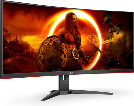 AOC CU34G2XE - WQHD Ultrawide Curved Gaming Monitor - 144Hz - 34 Inch