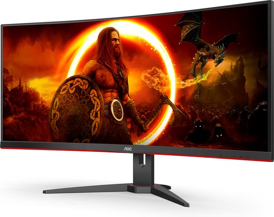 AOC CU34G2XE - WQHD Ultrawide Curved Gaming Monitor - 144Hz - 34 Inch