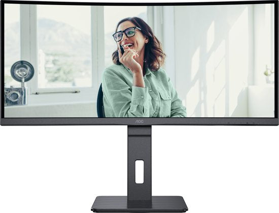 AOC CU34P3CV - Ultrawide Curved QHD VA 100Hz Monitor - 34 Inch