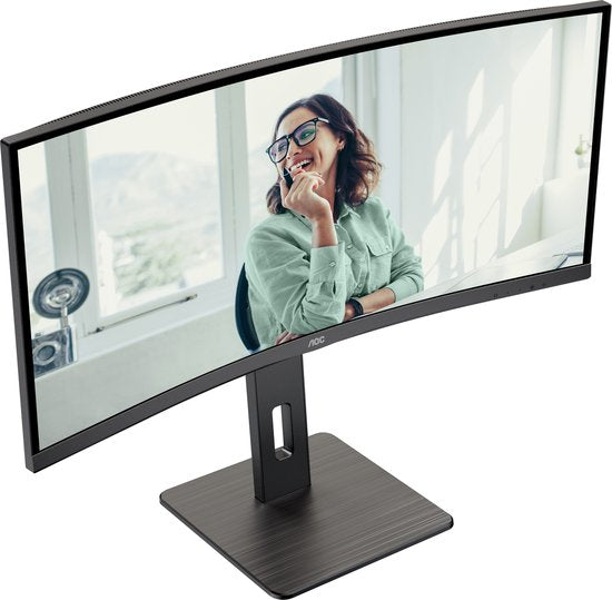 AOC CU34P3CV - Ultrawide Curved QHD VA 100Hz Monitor - 34 Inch