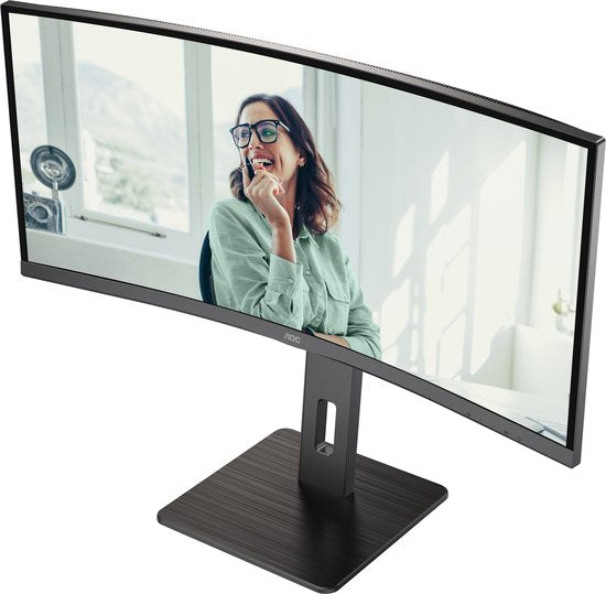 AOC CU34P3CV - Ultrawide Curved QHD VA 100Hz Monitor - 34 Inch