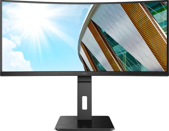 AOC CU34P2A - QHD Curved Ultrawide Monitor - 34 Inch