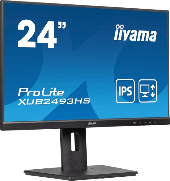 iiyama ProLite XUB2493HS-B6 - 24 inch - Full HD - IPS - Verstelbaar