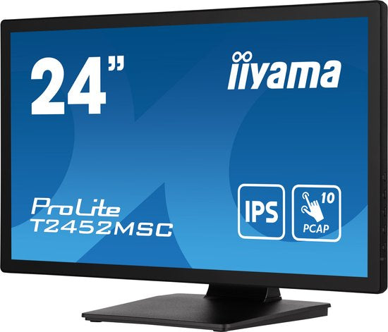 iiyama Prolite T2452MSC-B1 – 23.8 inch IPS Full HD Touchscreen Monitor met Speakers