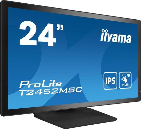 iiyama Prolite T2452MSC-B1 – 23.8 inch IPS Full HD Touchscreen Monitor met Speakers
