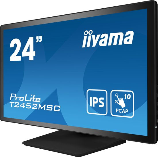 iiyama Prolite T2452MSC-B1 – 23.8 inch IPS Full HD Touchscreen Monitor met Speakers