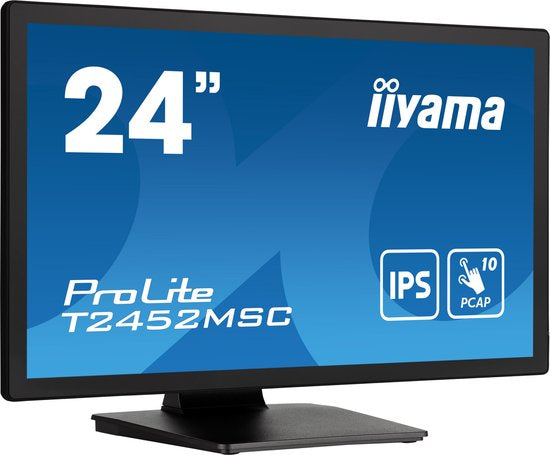 iiyama Prolite T2452MSC-B1 – 23.8 inch IPS Full HD Touchscreen Monitor met Speakers