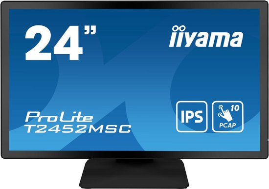 iiyama Prolite T2452MSC-B1 – 23.8 inch IPS Full HD Touchscreen Monitor met Speakers
