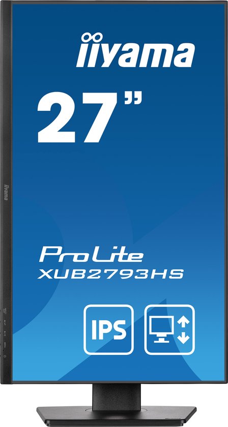 iiyama ProLite XUB2793HS-B7 - 27 inch - Full HD - IPS - Verstelbaar