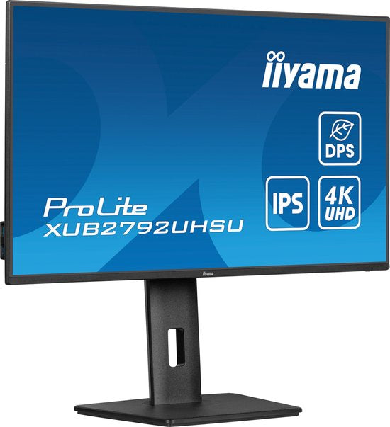 iiyama ProLite XUB2792UHSU-B6 - 27 inch - 4K - IPS - USB-Hub (3x) - Verstelbaar