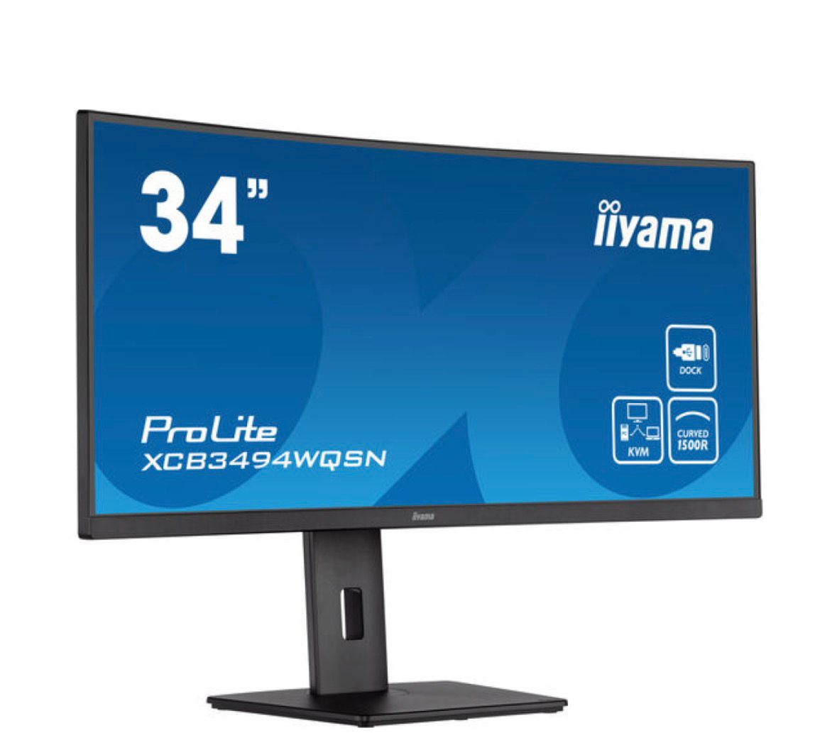 iiyama XCB3494WQSN-B5 B - 34 Inch - Ultrawide - Curved