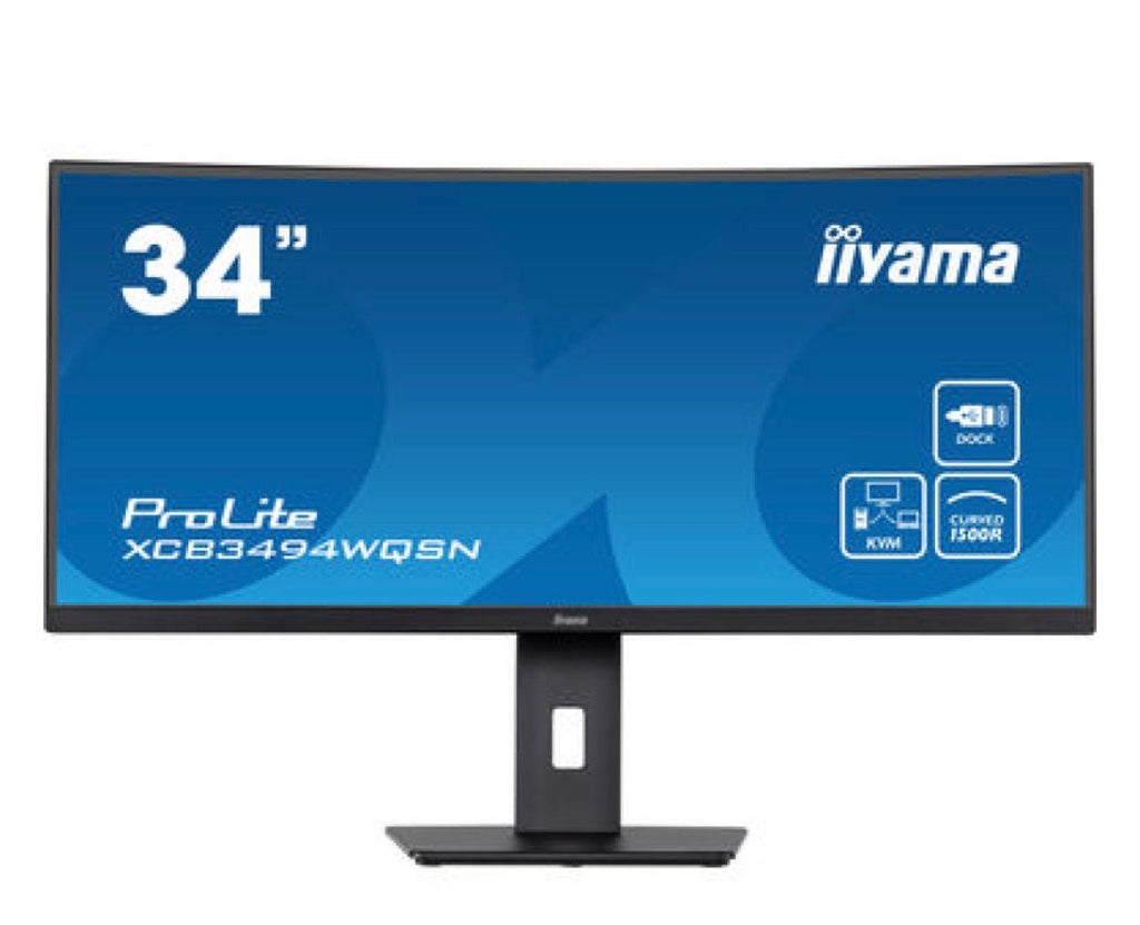 iiyama XCB3494WQSN-B5 B - 34 Inch - Ultrawide - Curved